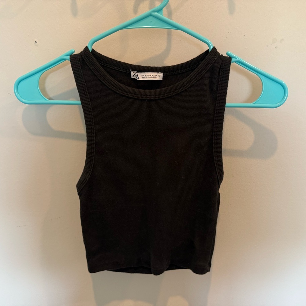 Set of 2 - Zara High Neck Tank Tops - Picture 2 of 7